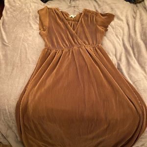 Brown maxi dress